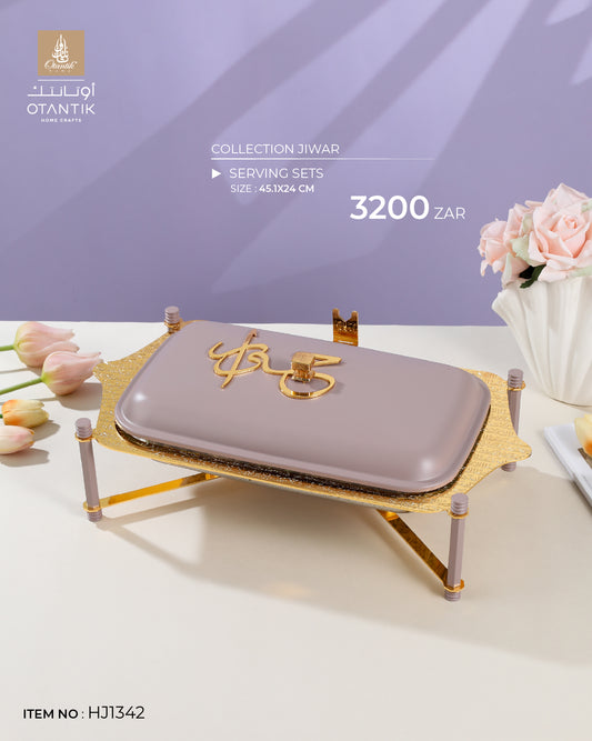 Serving Set From Jiwar - Purple